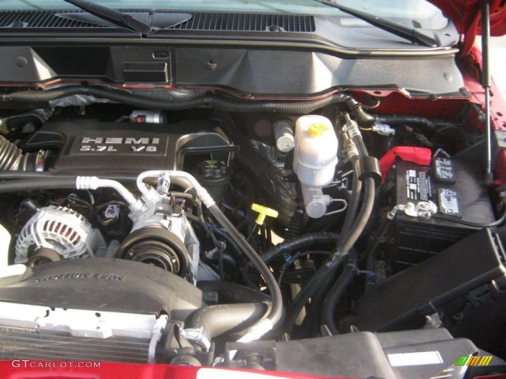 2008 Dodge Ram 3500 Laramie Quad Cab Dually 5.7 Liter OHV 16-Valve V8 Engine Photo #60512625