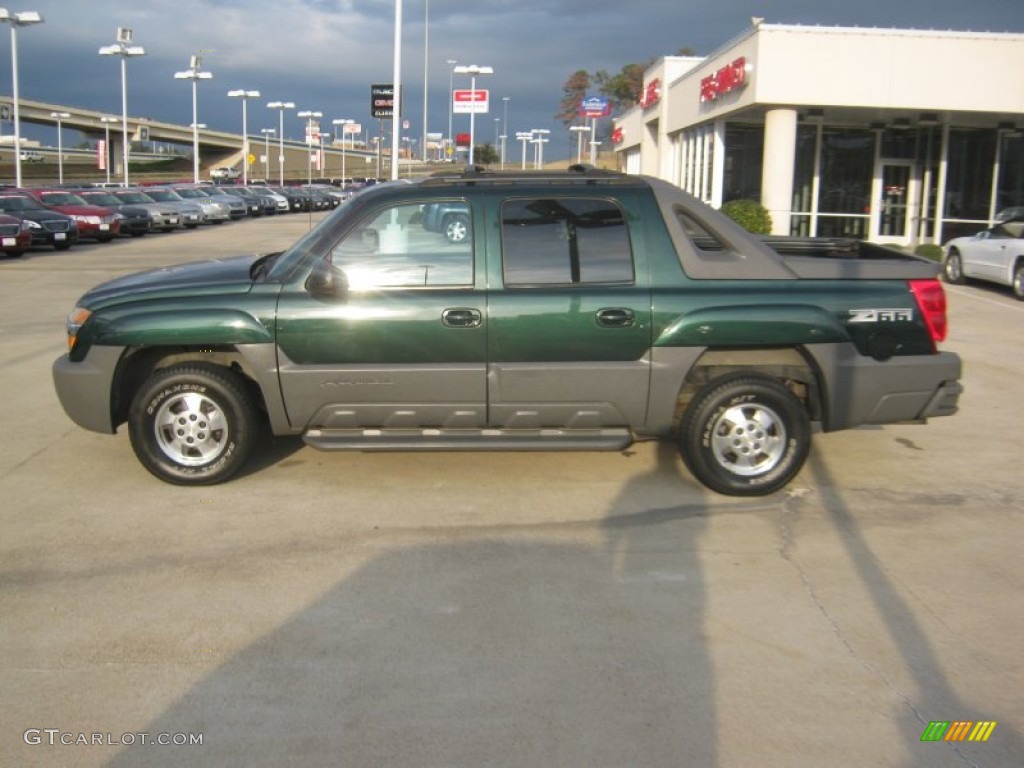 2002 Avalanche  - Forest Green Metallic / Graphite photo #2