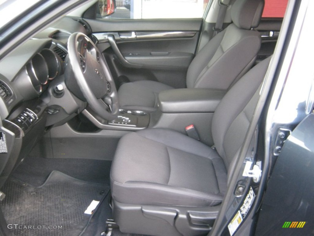 Black Interior 2011 Kia Sorento LX V6 Photo #60516222