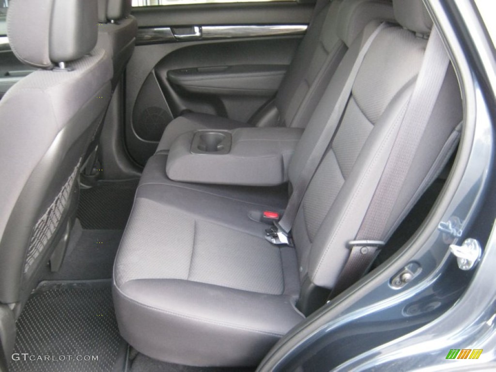 Black Interior 2011 Kia Sorento LX V6 Photo #60516230