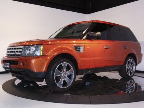 Vesuvius Orange Metallic Land Rover Range Rover Sport in 2006