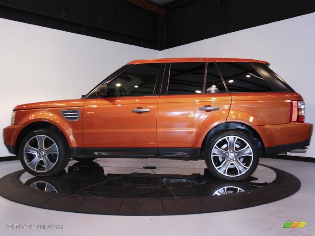 Vesuvius Orange Metallic 2006 Land Rover Range Rover Sport Supercharged Exterior Photo #60517644
