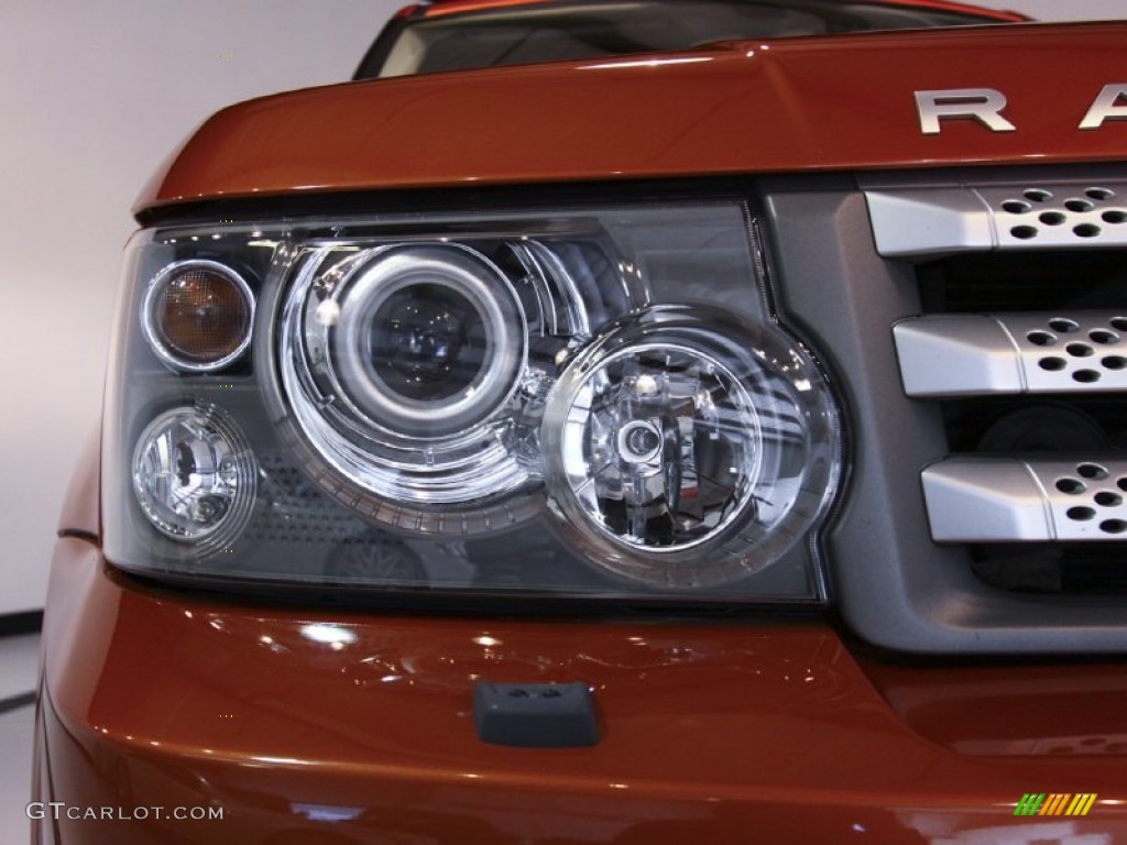 2006 Range Rover Sport Supercharged - Vesuvius Orange Metallic / Ebony Black photo #14