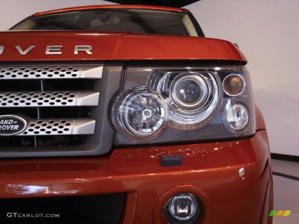 2006 Range Rover Sport Supercharged - Vesuvius Orange Metallic / Ebony Black photo #15