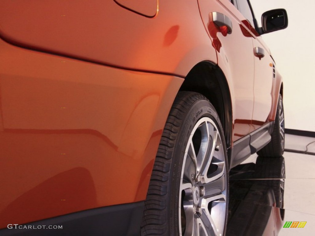2006 Range Rover Sport Supercharged - Vesuvius Orange Metallic / Ebony Black photo #27