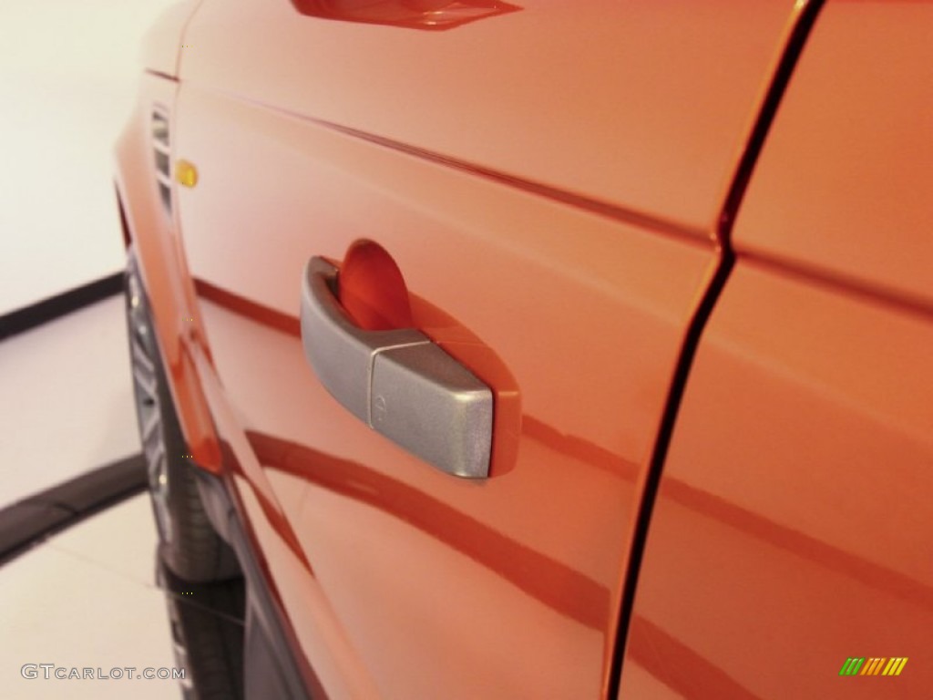 2006 Range Rover Sport Supercharged - Vesuvius Orange Metallic / Ebony Black photo #39