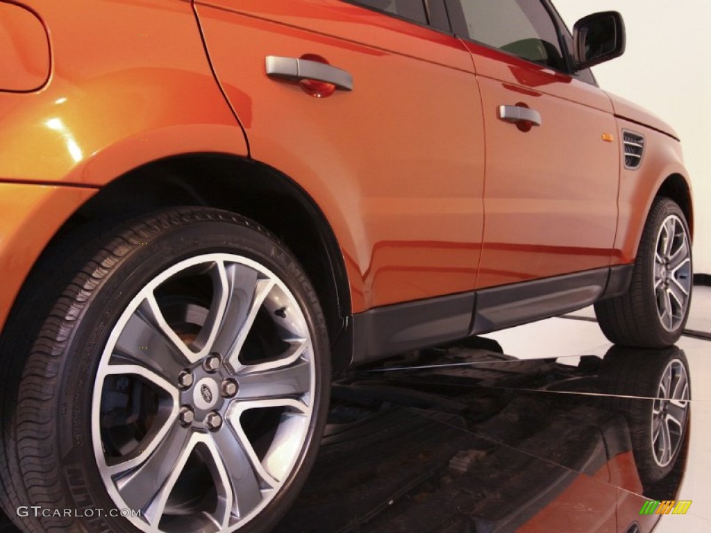 2006 Range Rover Sport Supercharged - Vesuvius Orange Metallic / Ebony Black photo #41