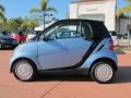 Light Blue Metallic 2012 Smart fortwo pure coupe Exterior