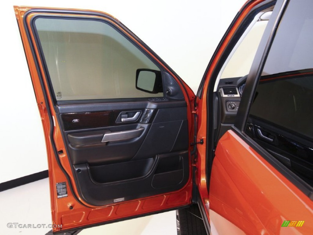 2006 Range Rover Sport Supercharged - Vesuvius Orange Metallic / Ebony Black photo #55