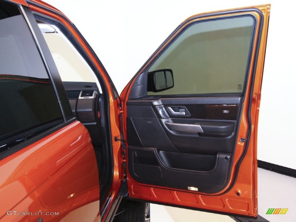 2006 Range Rover Sport Supercharged - Vesuvius Orange Metallic / Ebony Black photo #57