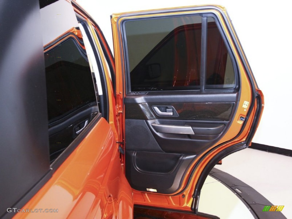 2006 Range Rover Sport Supercharged - Vesuvius Orange Metallic / Ebony Black photo #60
