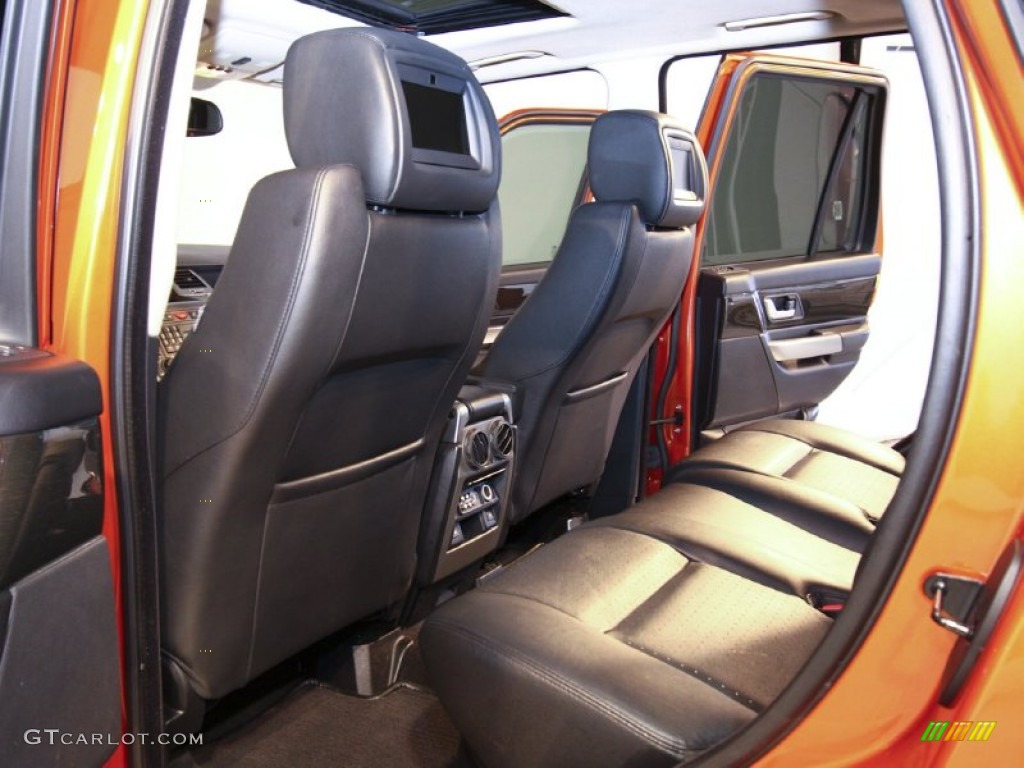 2006 Range Rover Sport Supercharged - Vesuvius Orange Metallic / Ebony Black photo #63