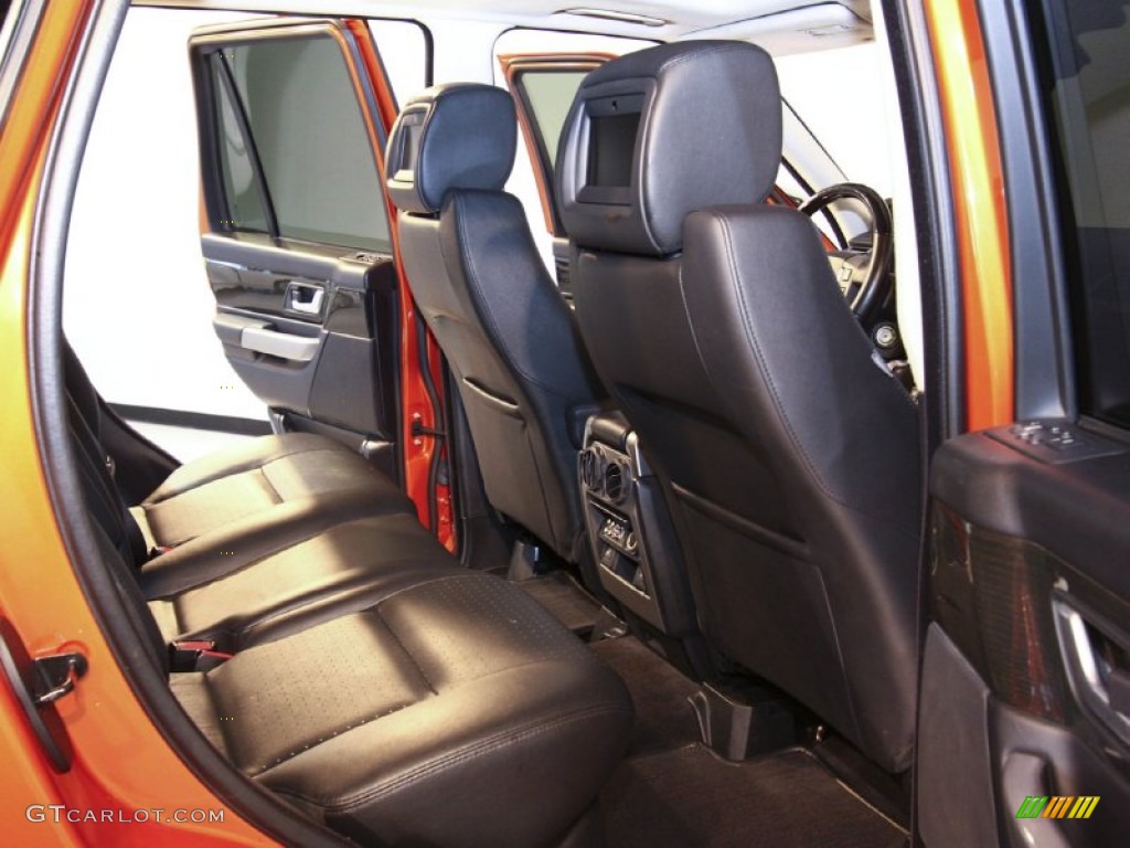 2006 Range Rover Sport Supercharged - Vesuvius Orange Metallic / Ebony Black photo #64