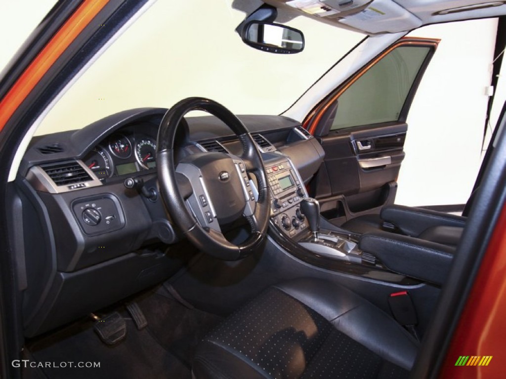 2006 Range Rover Sport Supercharged - Vesuvius Orange Metallic / Ebony Black photo #67