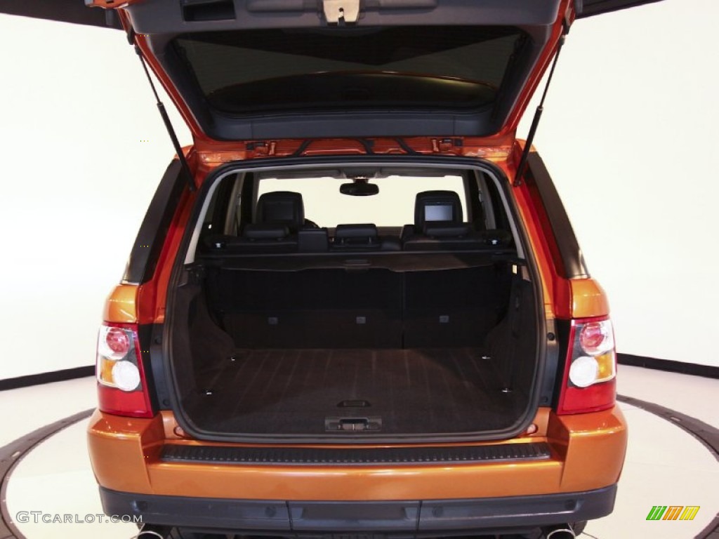 2006 Range Rover Sport Supercharged - Vesuvius Orange Metallic / Ebony Black photo #98