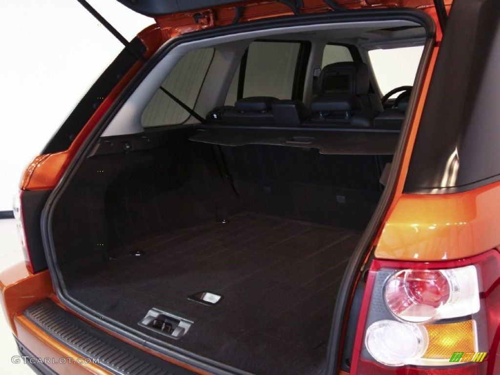 2006 Range Rover Sport Supercharged - Vesuvius Orange Metallic / Ebony Black photo #99