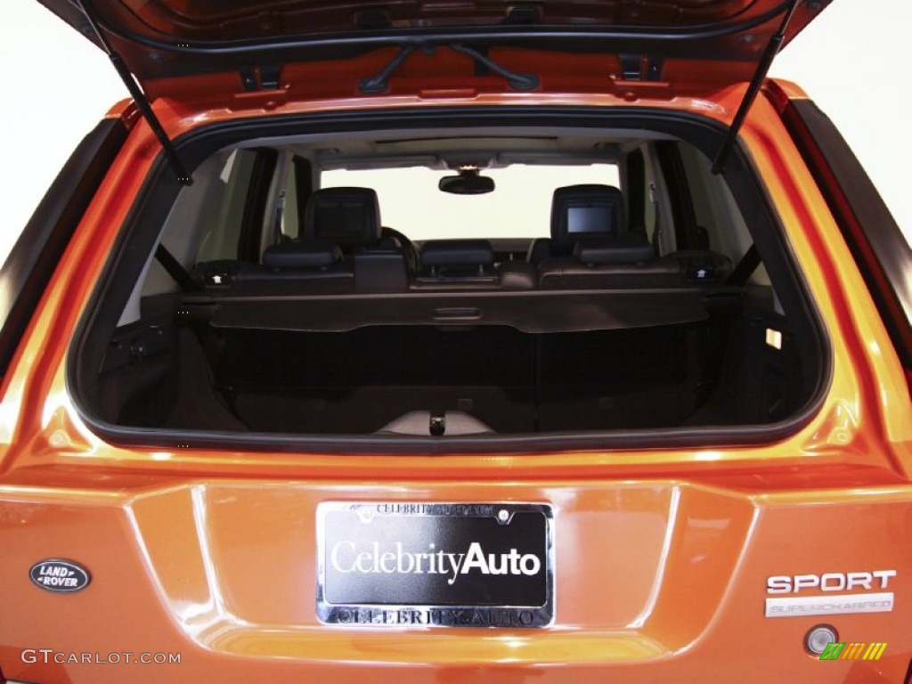 2006 Range Rover Sport Supercharged - Vesuvius Orange Metallic / Ebony Black photo #103