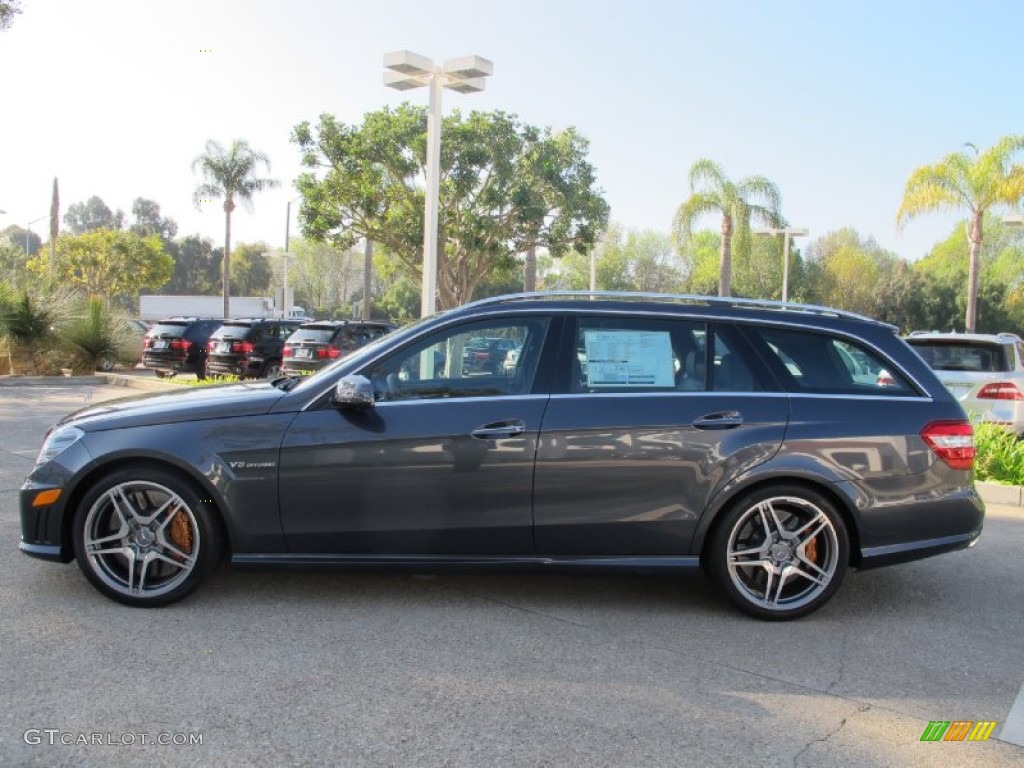 Steel Grey Metallic 2012 Mercedes-Benz E 63 AMG Wagon Exterior Photo #60518490