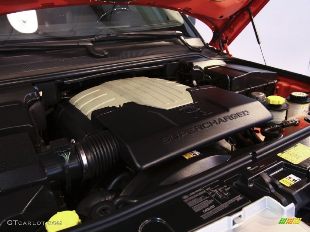 2006 Range Rover Sport Supercharged - Vesuvius Orange Metallic / Ebony Black photo #107