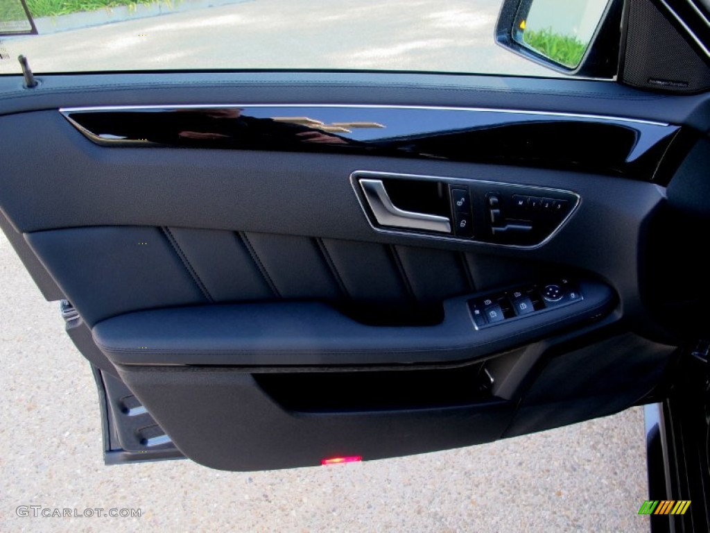 2012 Mercedes-Benz E 63 AMG Wagon Black Door Panel Photo #60518547