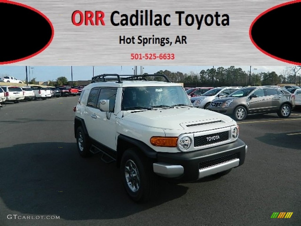 2012 FJ Cruiser 4WD - Iceberg White / Dark Charcoal photo #1