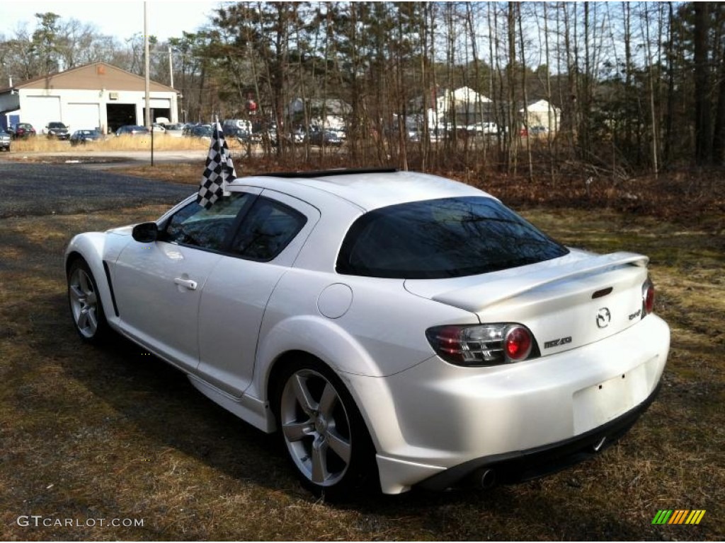 2005 RX-8  - Whitewater Pearl / Black photo #6