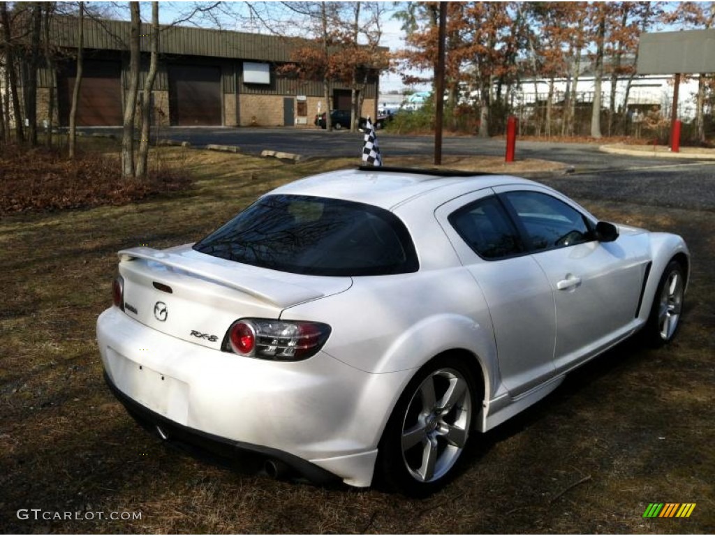 2005 RX-8  - Whitewater Pearl / Black photo #8