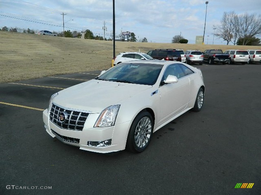 White Diamond Tricoat 2012 Cadillac CTS Coupe Exterior Photo #60519366