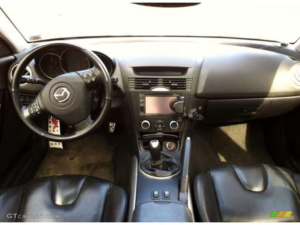 2005 Mazda RX-8 Standard RX-8 Model Black Dashboard Photo #60519456