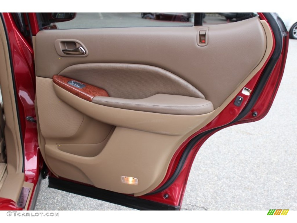 2004 Acura MDX Touring Saddle Door Panel Photo #60519900