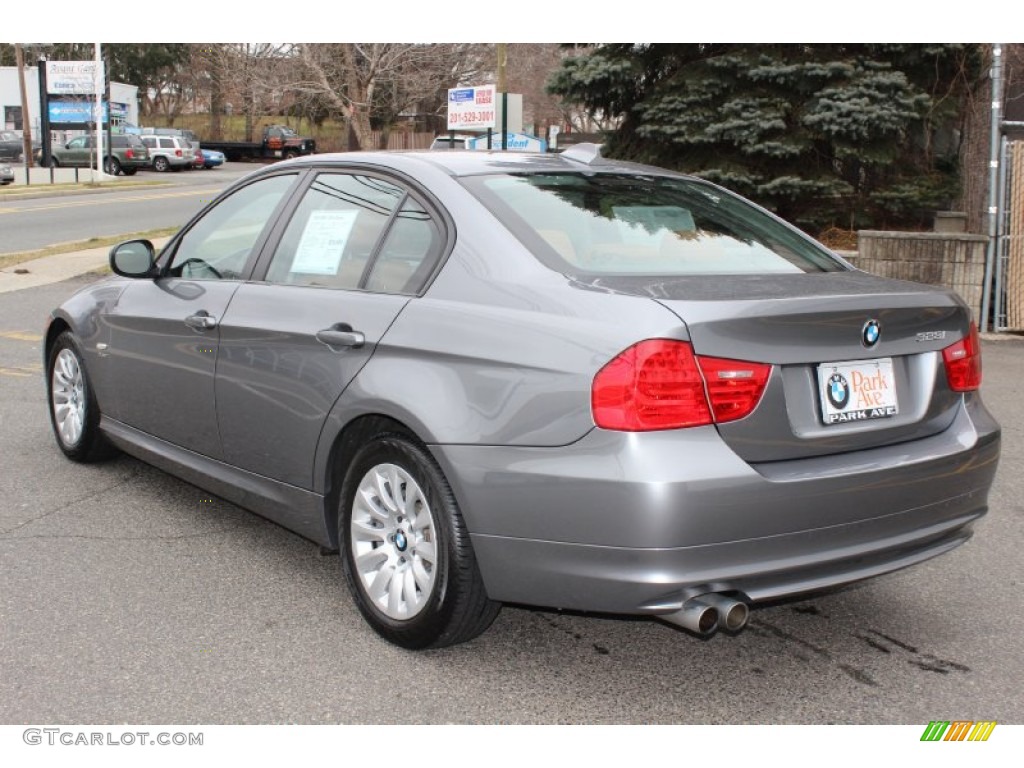 2009 3 Series 328xi Sedan - Space Grey Metallic / Saddle Brown Dakota Leather photo #7