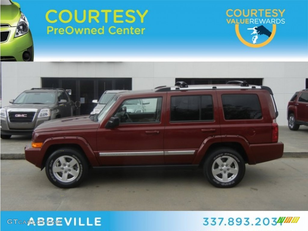 Inferno Red Pearl Jeep Commander