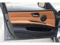 Saddle Brown Dakota Leather Door Panel Photo for 2009 BMW 3 Series #60520311