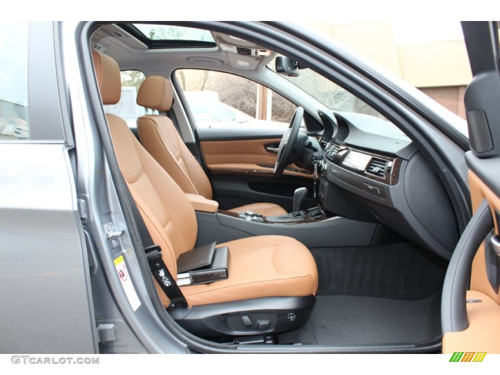2009 3 Series 328xi Sedan - Space Grey Metallic / Saddle Brown Dakota Leather photo #27