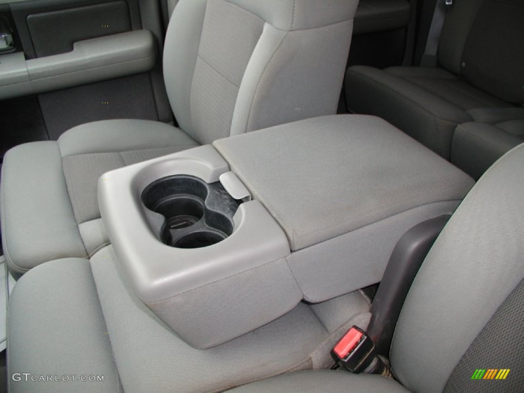 2004 F150 XLT SuperCrew 4x4 - Dark Shadow Grey Metallic / Dark Flint photo #23