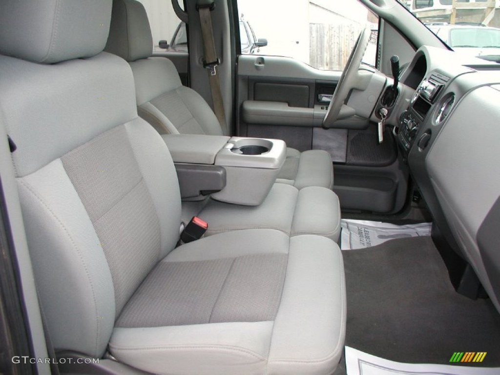 2004 F150 XLT SuperCrew 4x4 - Dark Shadow Grey Metallic / Dark Flint photo #24