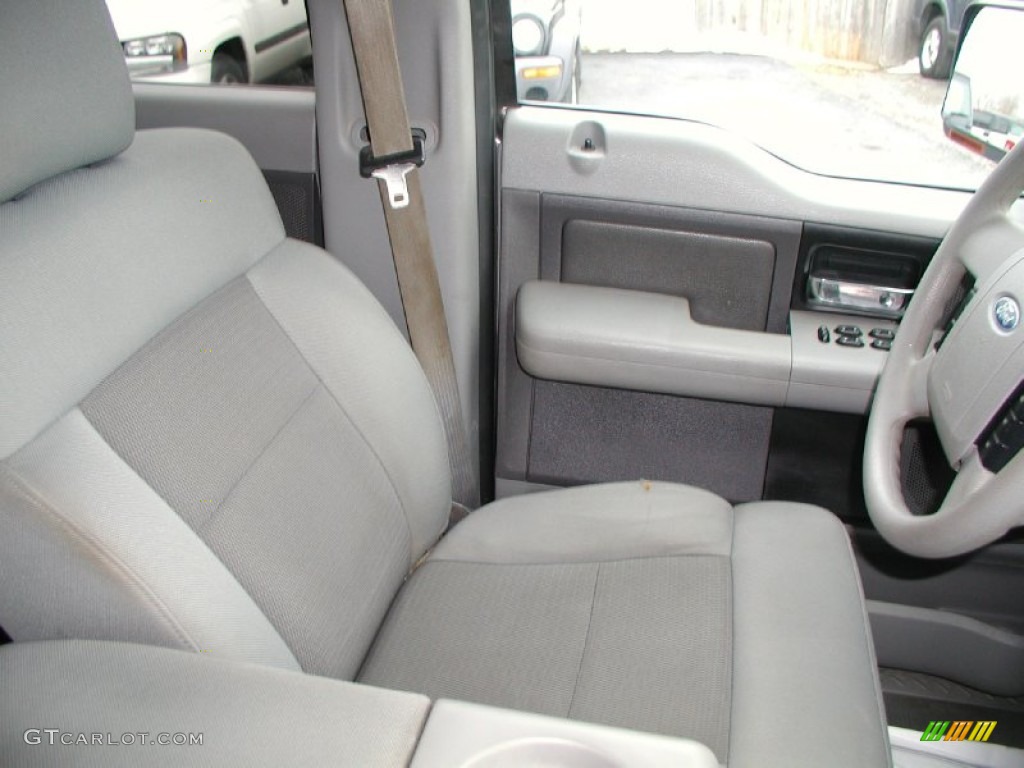 2004 F150 XLT SuperCrew 4x4 - Dark Shadow Grey Metallic / Dark Flint photo #25