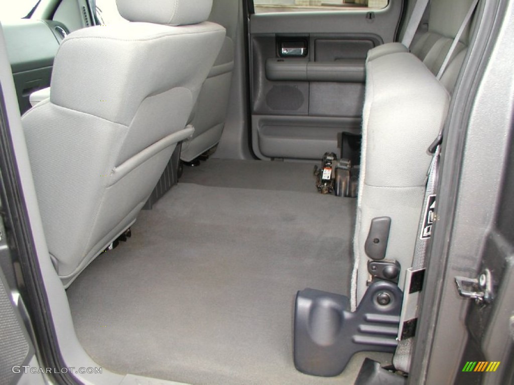 2004 F150 XLT SuperCrew 4x4 - Dark Shadow Grey Metallic / Dark Flint photo #27