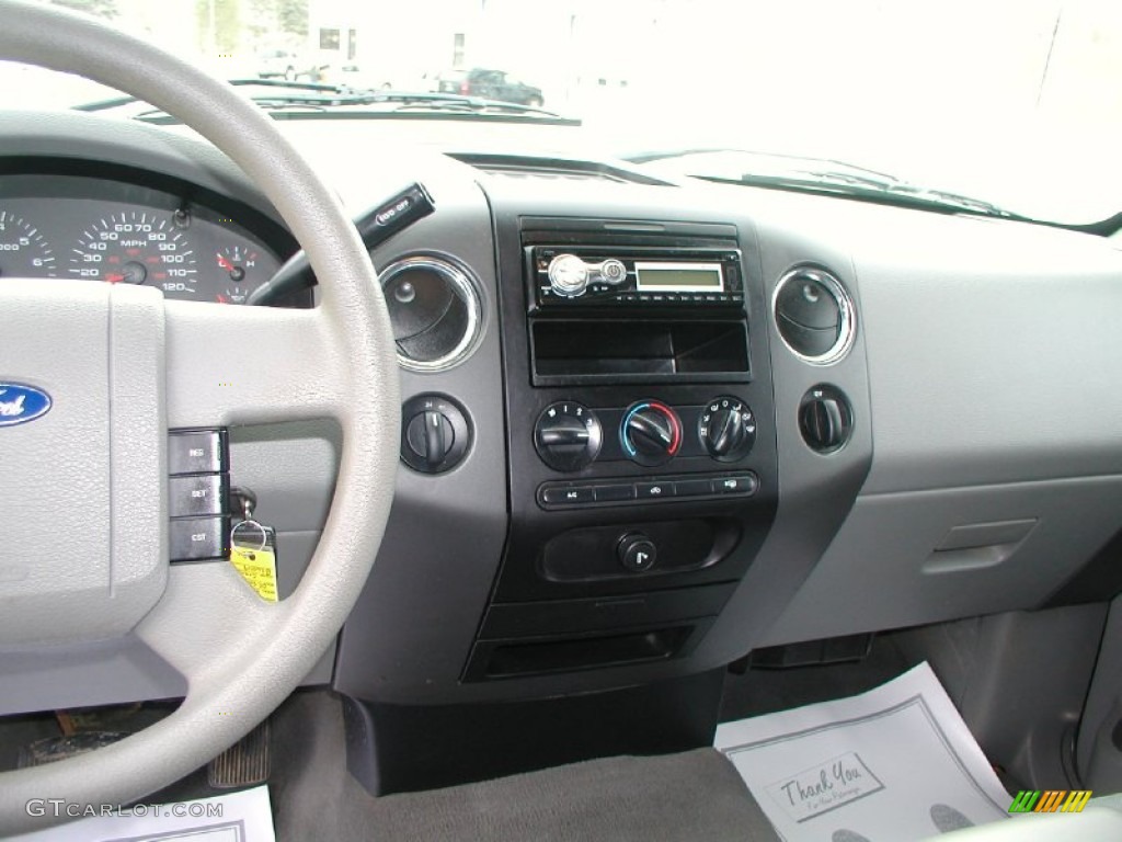 2004 F150 XLT SuperCrew 4x4 - Dark Shadow Grey Metallic / Dark Flint photo #29