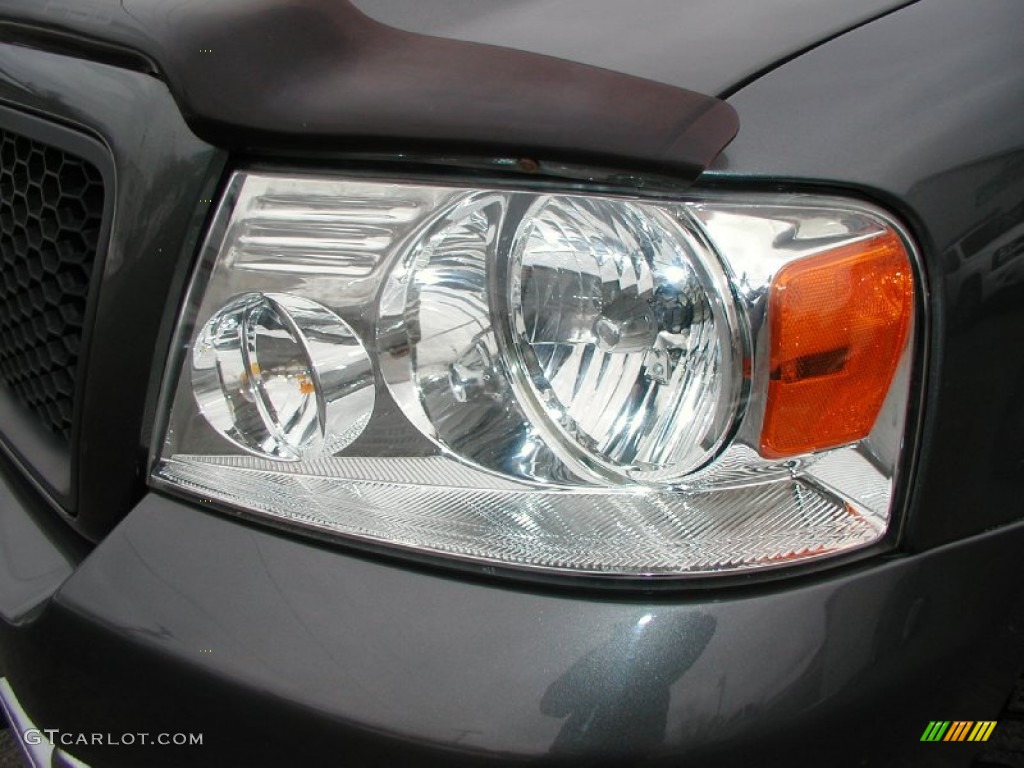 2004 F150 XLT SuperCrew 4x4 - Dark Shadow Grey Metallic / Dark Flint photo #33