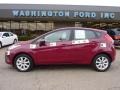 2011 Bright Magenta Metallic Ford Fiesta SE Hatchback  photo #1