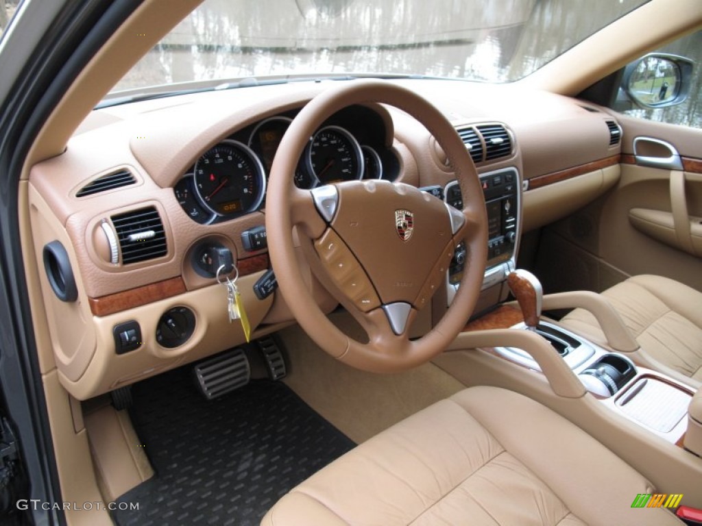 2009 Porsche Cayenne S Havanna/Sand Beige Dashboard Photo #60521619