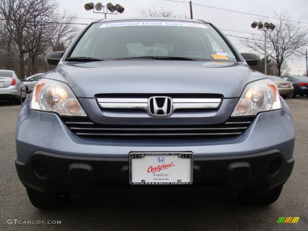 2009 CR-V EX 4WD - Glacier Blue Metallic / Gray photo #6