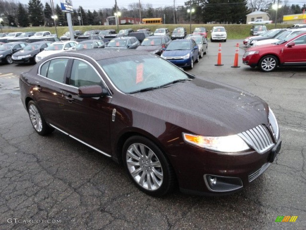 2009 MKS Sedan - Cinnamon Metallic / Light Camel photo #6