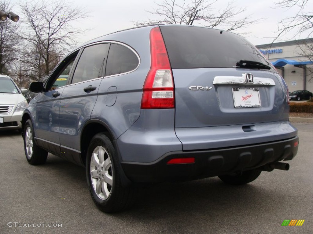 2009 CR-V EX 4WD - Glacier Blue Metallic / Gray photo #11