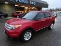 2012 Red Candy Metallic Ford Explorer XLT 4WD  photo #8