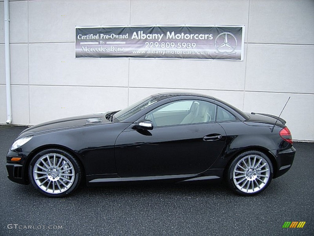 2007 Black MercedesBenz SLK 55 AMG Roadster 60506644 Photo 6