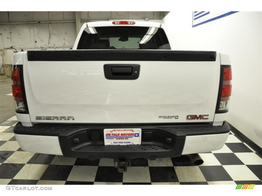 2008 Sierra 1500 Denali Crew Cab AWD - Polar White / Cocoa/Light Cashmere photo #5