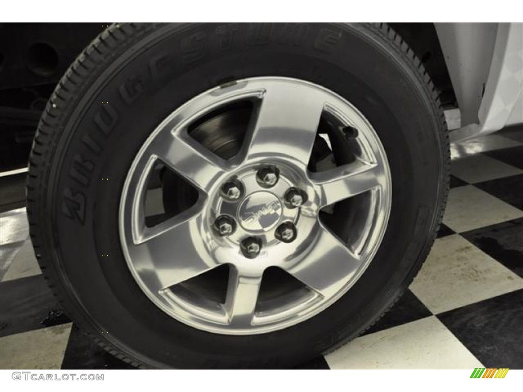 2008 Sierra 1500 Denali Crew Cab AWD - Polar White / Cocoa/Light Cashmere photo #7