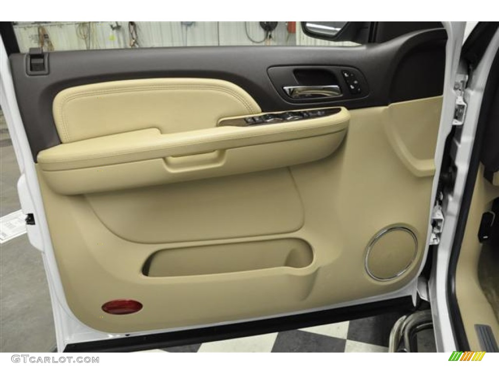 2008 Sierra 1500 Denali Crew Cab AWD - Polar White / Cocoa/Light Cashmere photo #8
